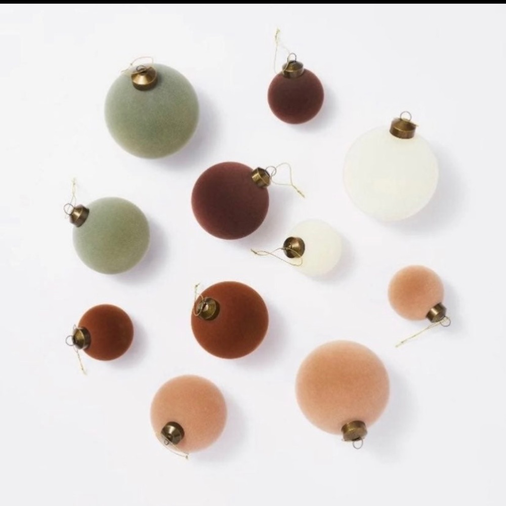 Studio McGee x Target Velvet Ornaments Christmas